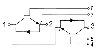 Application Circuit Diagram - Micro Commercial Components (MCC) MIF400R065C2TL 650V/400A IGBT Module